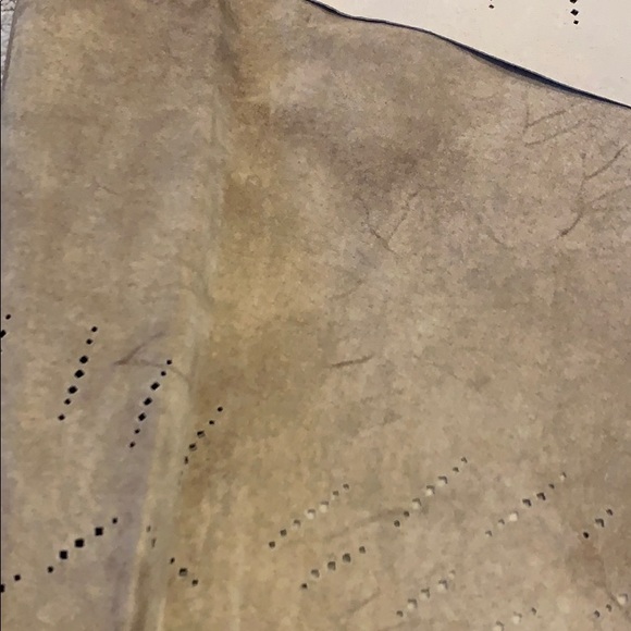 Lili Rose asymmetrical Suede skirt size large - Picture 6 of 8